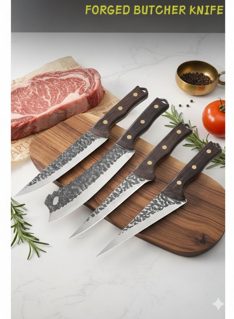 BLOOMING TIME Premium Forged Butcher Knife Set – Precision, Power & Style - Image 2